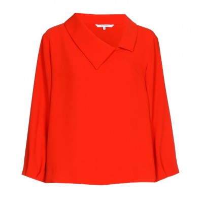 Xandres - HOLKJE  14463-01-0510 - Blouse met asymmetrische kraag